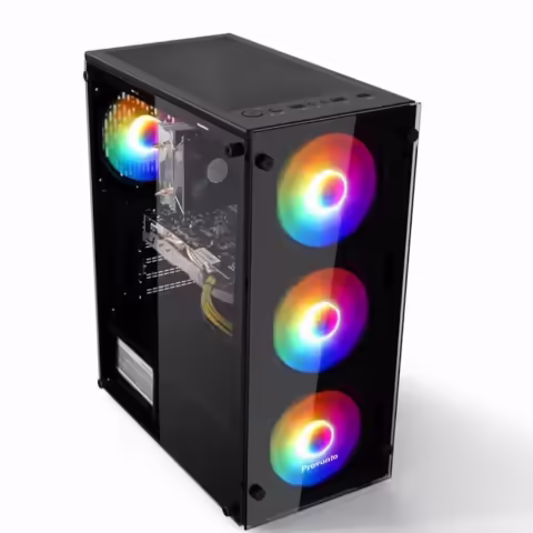 Provonto Starter PC Gamer RX 580 avec Intel Xeon X5650 et AMD Radeon RX 580 pour gaming en Full HD