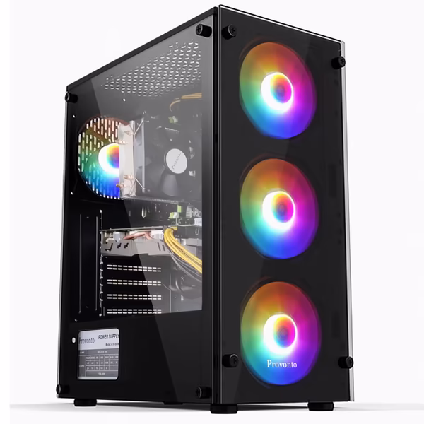 Provonto PC Gamer [RX 580 | 6 cœurs Intel Xeon | SSD 240 Go | Windows 11]