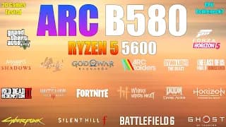 Vidéo de démonstration — Provonto PC Gamer Ryzen 5 5600 [Intel ARC B580, 16 Go RAM, 480 Go SSD]